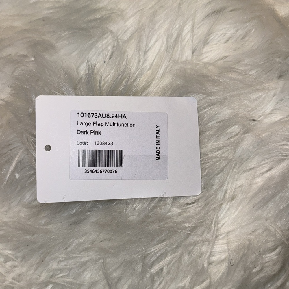 Celine Pink Drummed Leather Large Multifunction Flap Wallet NWT - Picture 17 of 17